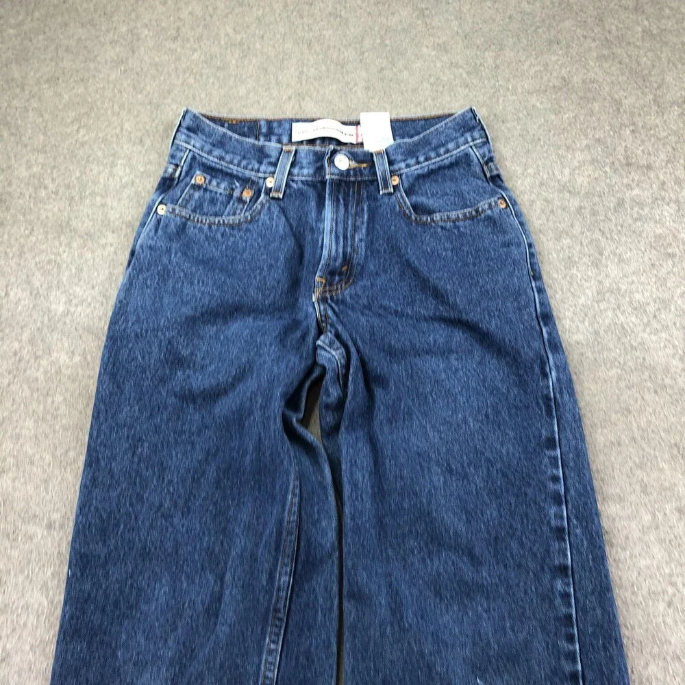 Levis 550 Jeans Boys 14 Regular 27x28 Blue Relaxed Tapered Denim Pants Youth